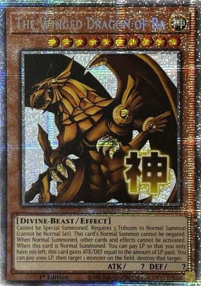 The Winged Dragon of Ra RA05-EN130 Rarity Collection 5 for sale | eBay