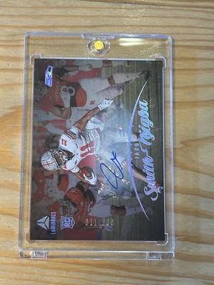 Jaxon Smith Njigba 2023 Luminance RC Auto 11/200 Jersey # Seahawks #180  Sh