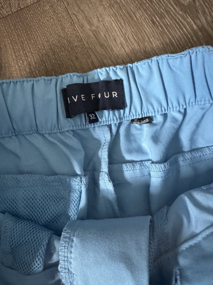 Pantalones Cortos Five Four Para Hombres 32 Calce Moderno Azul Elastizados Senderismo Caminar Deporte Foto 2 de 3