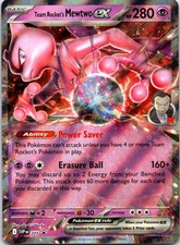 Team Rocket's Mewtwo ex Holo Promo SV: Scarlet & Violet Promo Cards 205 NM