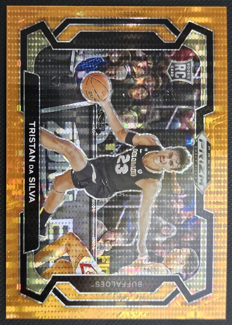 2024-25 Panini Prizm Prizms Orange Tristan da Silva Rookie 40/49 #256