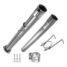 4 Muffler Pipe Exhaust Tube Kit For Dodge Ram 25003500 6.7l Cummins 2013-2018 4 Muffler Pipe Exhaust Tube Kit For Dodge Ram 25003500 6.7l Cummins 2013-2018