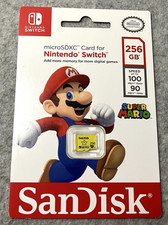 NEW SanDisk 256GB microSDXC Micro SD Card for Nintendo Switch Sealed