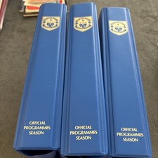 LEEDS RHINOS official ) Rugby League Programme Binders x 3