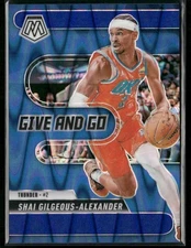 2024-25 Mosaic Shai Gilgeous-AlexanderGive And Go Blue Seismic /149
