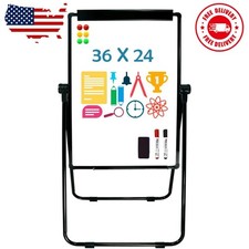 White Board Easel Office Portable Dry Erase Boards with Stand, Flipchart Easel