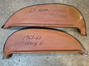 1962 1963 1964 1965 Chevy II Fender Skirts. Chevrolet Nova Steel Fender Skirts