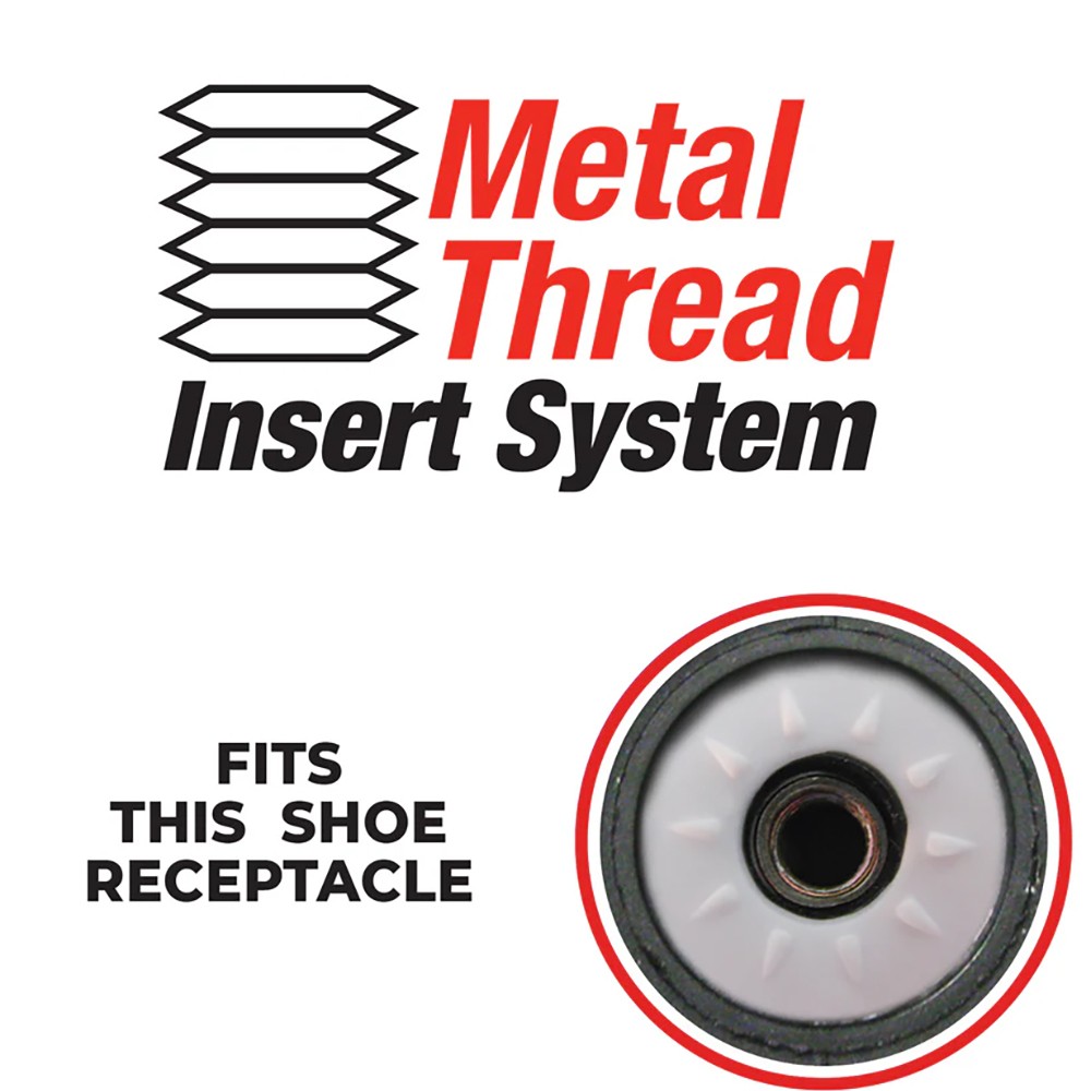 NEW Softspikes Pulsar Metal Thread Golf Shoe Cleats 22ct - Black / Red