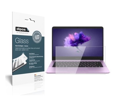 2x Schutzfolie für Honor MagicBook 15.6 Zoll - Anti-Shock 9H Folie dipos Glass