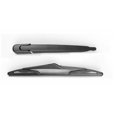 2pcs Windshield Window Wiper Arm and Blade Set Kit Assembly Rear Side Black f...