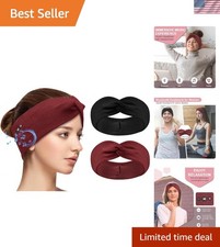 Wireless Bluetooth Headband Headphones for Women - Perfect for Workouts  Travel