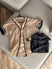 Costume danza Revolution - maglia hip hop e crop top bambino taglia large