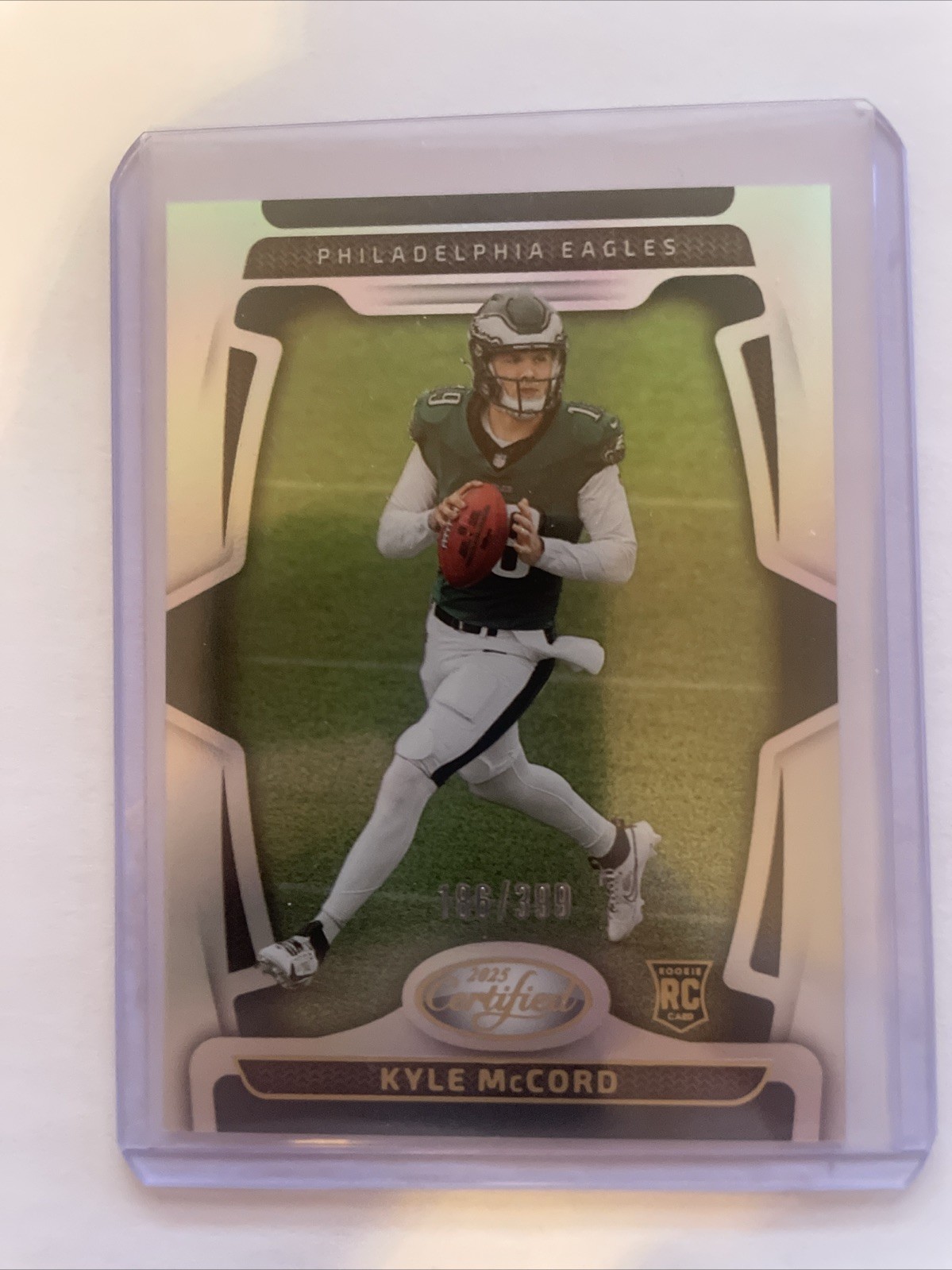 KYLE MCCORD /399 2025 Panini Certified Football #145 Eagles 