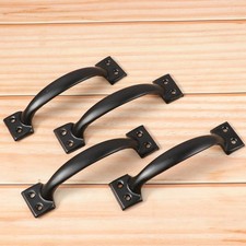 12Pcs Reusable Black Cupboard Handle Knobs for Kitchen Cabinet and Drawer