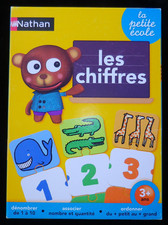 LES CHIFFRES : JEU EDUCATIF d'éveil ( Nathan, La Petite Ecole, 3 ans + )