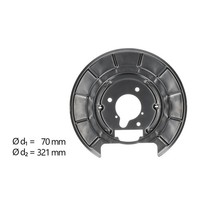 AIC Abdeckblech Ankerblech Bremsscheibe FüR Peugeot 406 Hinten Rechts 4212.81