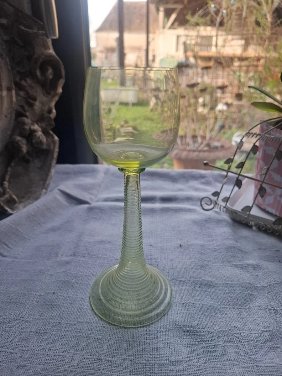 Lot De Verres à Vin Ancien Römer / Roemer En Cristal Taillé - Très Bel état
