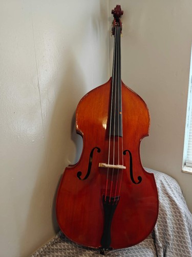 Student Upright Double Bass 1/2 Size with Spirocore Strings - Pickup Only