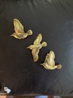 Vintage Home Interior 3pc MCM Brass flying Birds