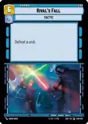 x4 Rival's Fall C Star Wars Shadows of the Galaxy M/NM