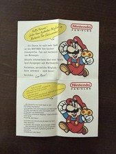 Nintendo Fan Club Postkarten Orginal beide Karten