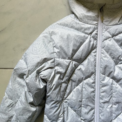 Nike ACG 3 Puffer Jacket Hoodie Small White Womens Full Zip Lined Good Down Fill - Picture 6 of 17