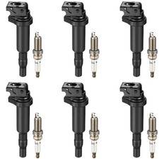Bdfhyk Ignition Coil Pack Uf592 And Double Iridium Platinum Spark Plugs