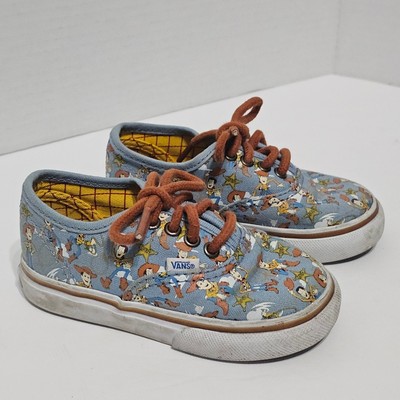 Vans Toy Story Woody Buzz Lightyear Toddler Shoes Size 6 Toddler Sneakers Disney