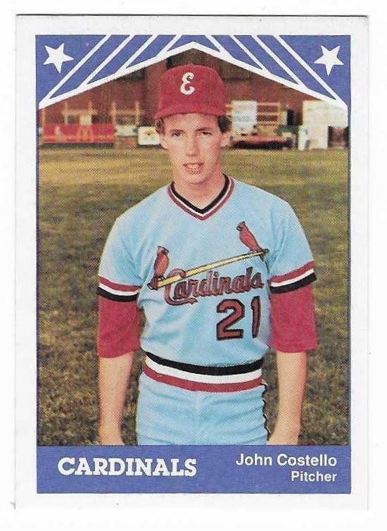JOHN COSTELLO 1983 TCMA # 18 ERIE CARDINALS NM / MT **FREE SHIPPING**