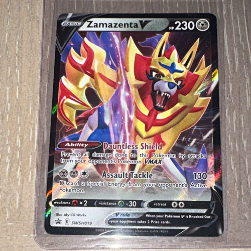 The Pokémon Company Zamazenta V SWSH077 Sword & Shield Promo Holo HP 230