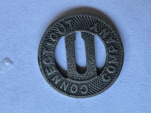 Connecticut Company (New Haven) transit token - CT305M