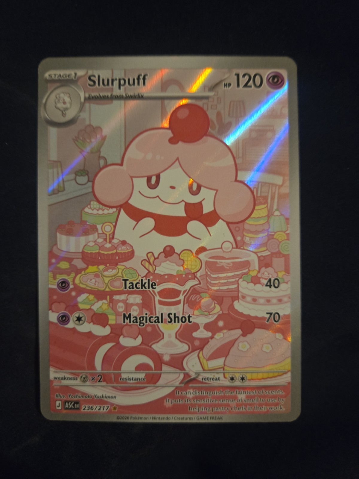 2026 Pokemon Ascended Heroes Slurpuff Illustration Rare #236/217