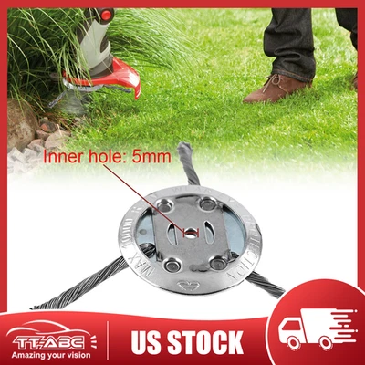 Universal Steel Wire Trimmer Head,Weed Eater Head,Kit For Gardening Lawnmower - Image 1 of 4