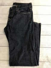 Abercrombie  Fitch Jeans Mens Dark Wash Classic Straight Button Fly 30x30