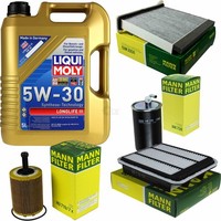 Inspektionskit Filter Liqui Moly ÖL 5L 5W-30 FüR Mitsubishi Grandis Na_W 2.0