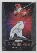 2019 Panini Prizm Fireworks Mike Trout #F1 4z8