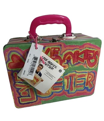 Lush Love Makes It Better Tin Lunch Box... NEW WITH TAGS