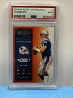 2002 PLAYOFF CONTENDERS TOM BRADY PSA MINT 9