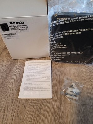 Venta VENTO 100 Wall Exhaust Fan LFWW-09Q-4b 110V Bathroom Ventilation New