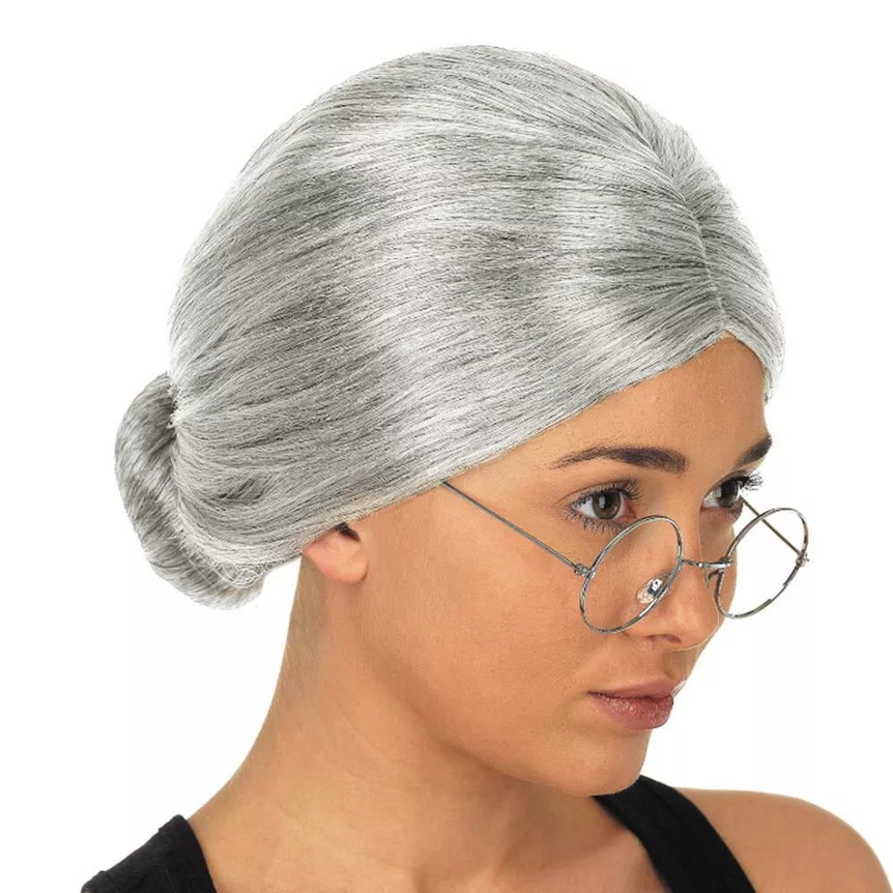 Old lady wig deals