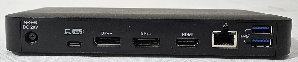 Base sin controlador de video triple USB-C Kensington SD4845P con adaptador de corriente. Foto 4 de 4