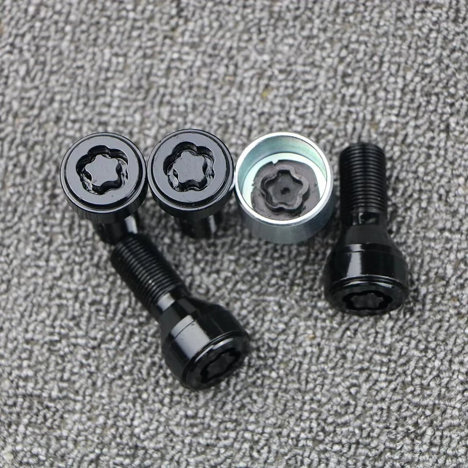 Parafusos de pneu M14x1.25 parafuso de roda chave de trava 36136792851 para BMW X3 X5 X6 5' 7' - Imagem 4 de 4