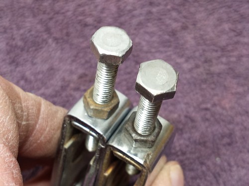 Vtg 1972 HONDA CL350 350 TWIN CHAIN ADJUSTER CHROME AXLE REAR WHEEL 1970-72 CB - Picture 6 of 6