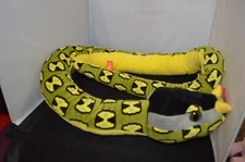 Wild Republic Plush Snake Horned Viper Green Yellow Black Toy Pet 69" F8