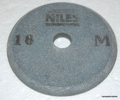 125 mm Schleifscheibe zum Sägeblattschärfen Niles DDR Körnung 16 M Stärke 10 mm