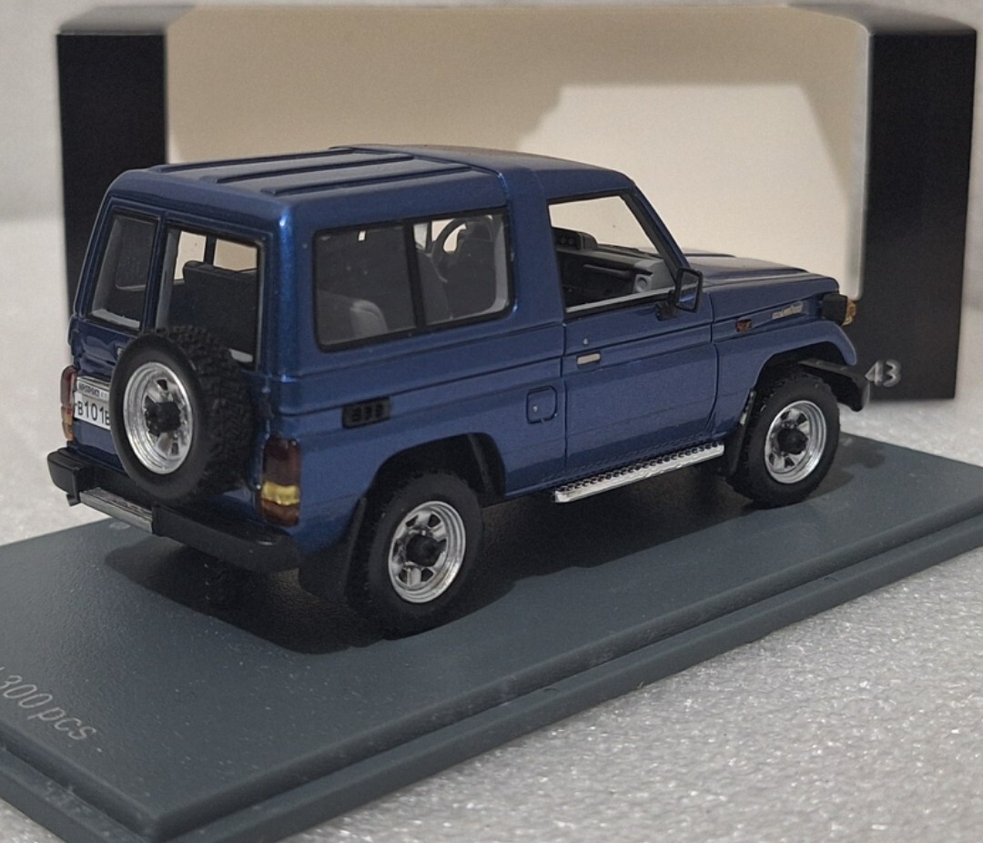 Toyota Land Cruiser 70 Series 1986 Blue 1:43 Neo 43999 VVM 101 (1