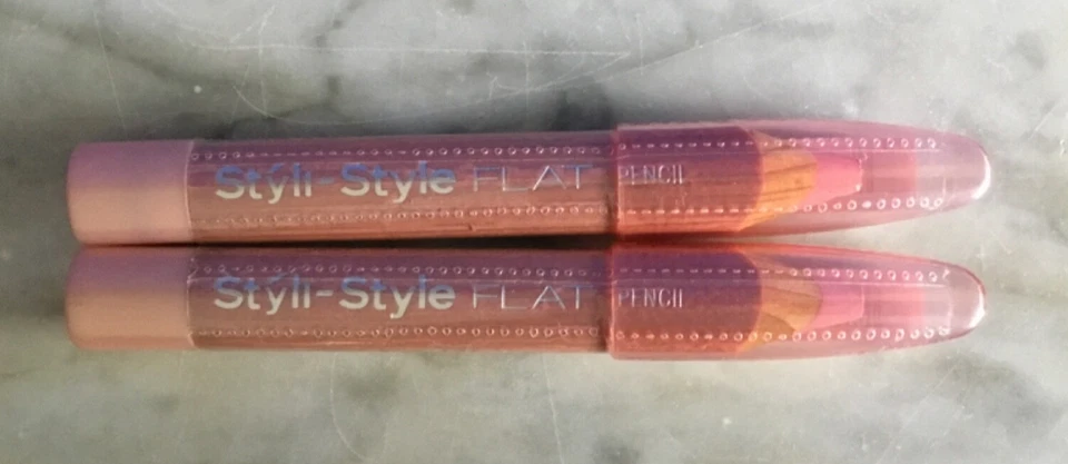 STYLI STYLE Flat Lip Liner Pencil 1308 MADISON  Lot of 2 NEW SEALED - Image 2 of 4
