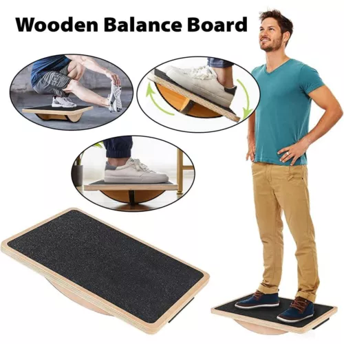 2in1 Slant Board For Calf Stretching & Balance Board Fitness Wobble Yoga Board - Picture 3 of 15