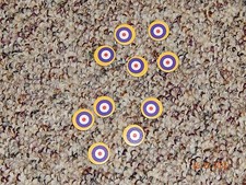 Axis  Allies Game 1984-87 Milton Bradley United Kingdom Pieces Markers