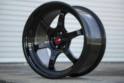 18 Inch Aodhan Ah08 Gloss Black Wheels 18x8.5 +35 18x9.5 +30 5x114